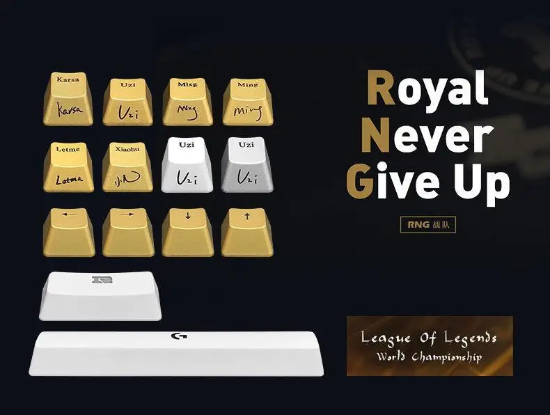 Logitech-Luz Keycaps transparentes para PC Gamer, Presente Teclado Mecânico Personalizado, Cherry MX Switch, G512, G610, PC Acessórios