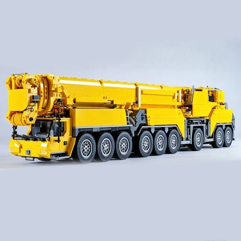 NEW 9081Parts Liebherr Crane MOC Model Custom Puzzle Technical DIY Assembly Vehicle Toy Birthday Popular Gift Collection Display