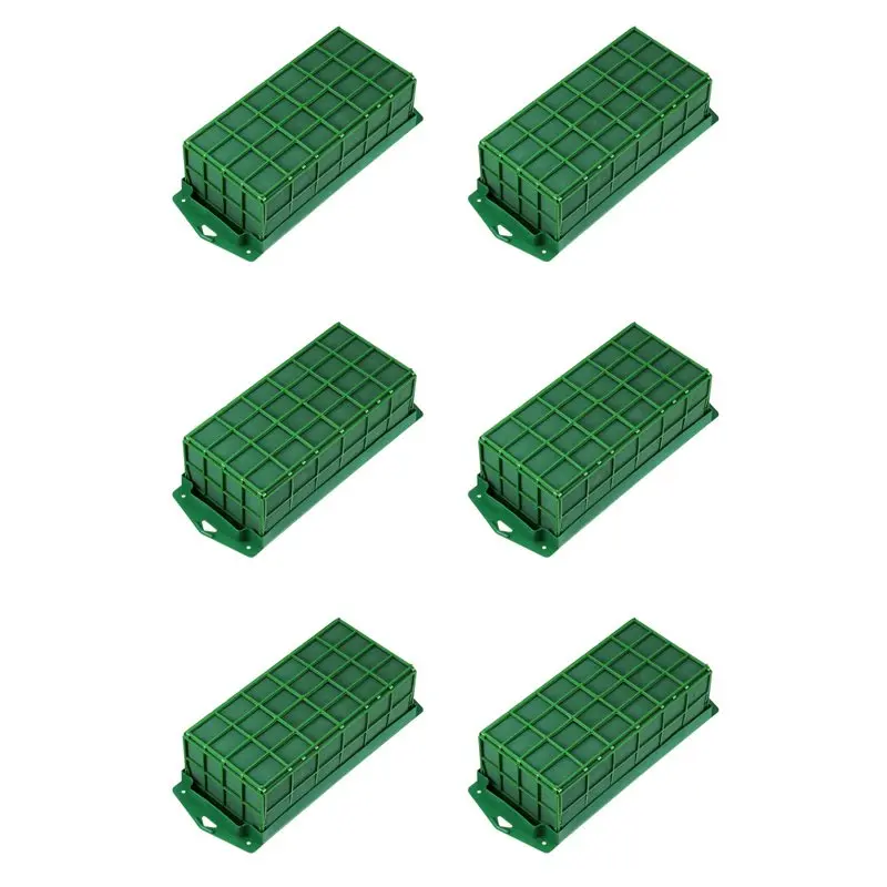 abbp-6個入り-フローラルフォームケージ-フラワーホルダー-フローラルフォーム付き-花用ケージボウル-テーブルセンターピース-フラワーアレンジメント用