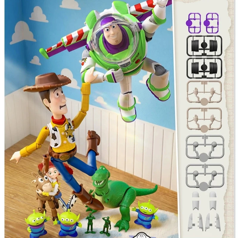 BLOKEES Toy Story Building Blocks Elite Version Blind Box Wave1 Toy Bullseye Jessie Buzz Lightyear Assembly Model Ornament Gift view 2