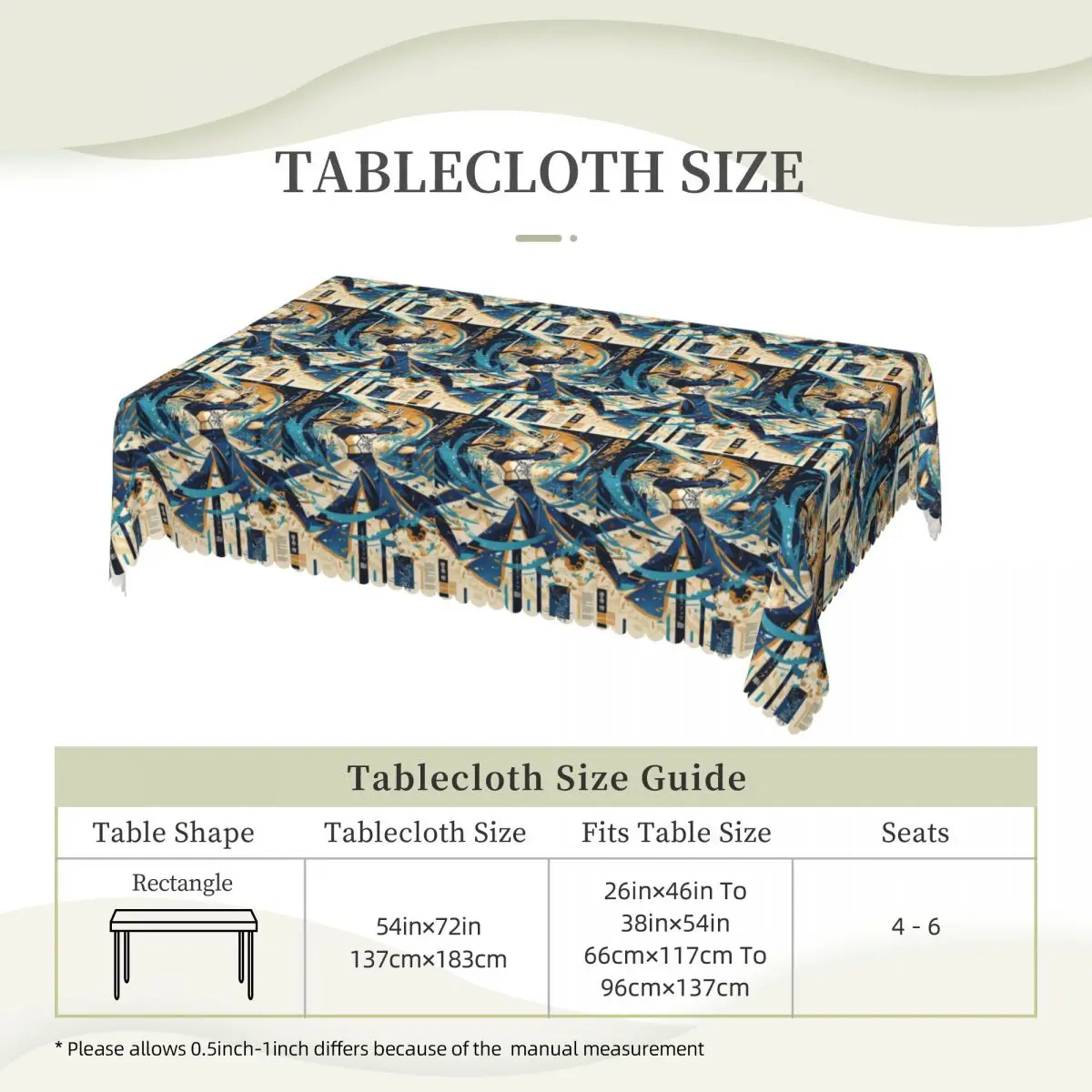 Saber Artoria Battle Ready Fate Stay Night Anime Customized Rectangular Tablecloth Oilproof Table Cover for Festival Table Cloth