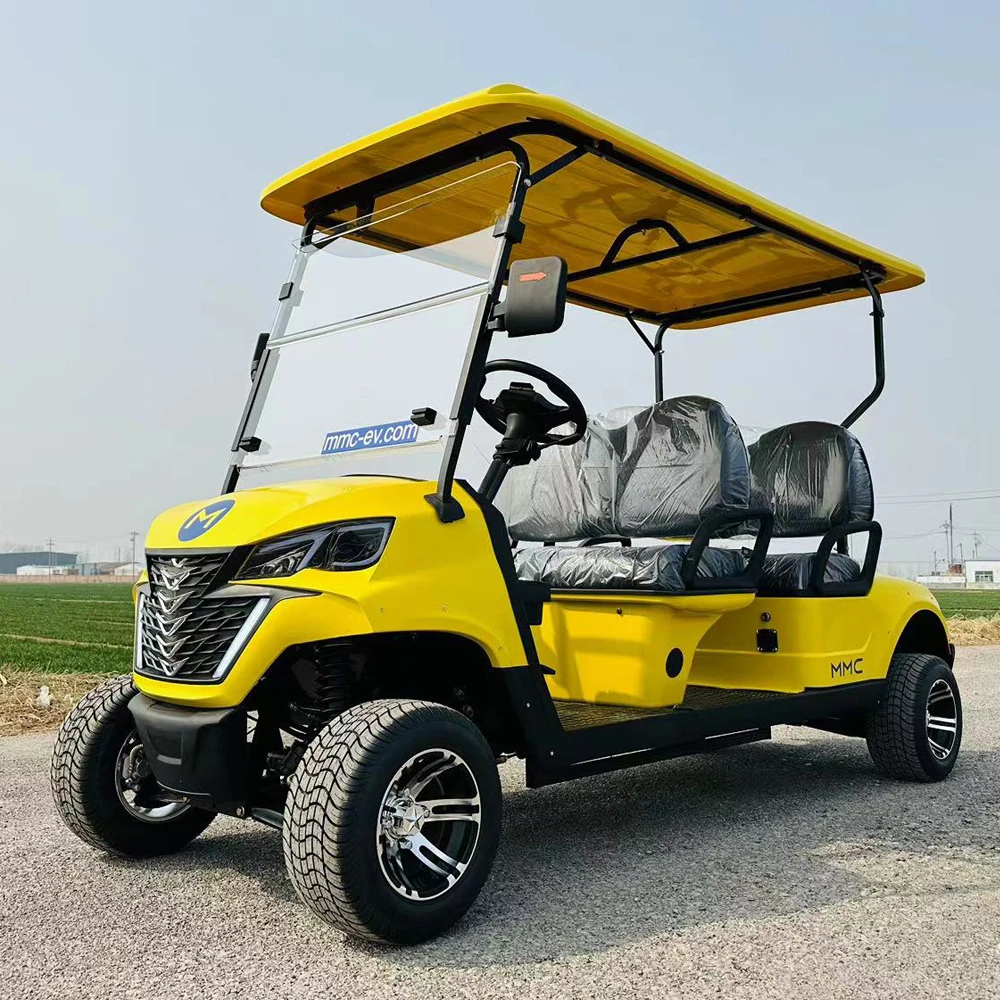 MMC Powerful Lifted 4kw 5kw Farm off Road Golf Car 60V 72V Lithium Battery 4 6 Seater Electric Golf Cart