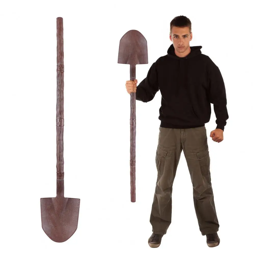 Easy to Carry Costume Accessory Detachable Length Shovel Halloween Plastic Shovel Cosplay Prop Lightweight Detachable Simulated