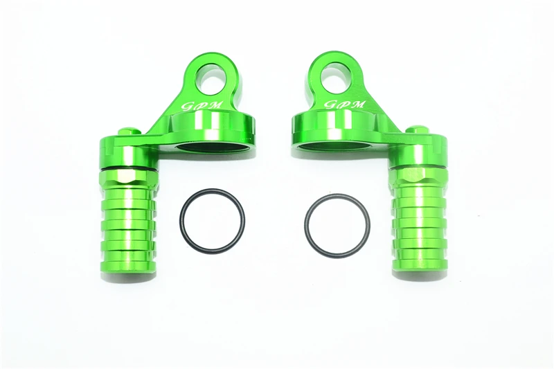 GPM Aluminum Damper Cap W. Piggyback Reservoirs For LOSI 1/6 Super Baja Rey