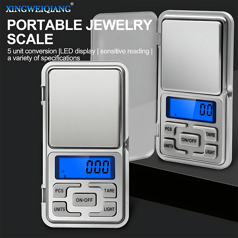 Jewelry Scales Weight Diamond Balance Kitchen Weighing Digital Pocket Mini Scale Bathroom 0.01g 500g