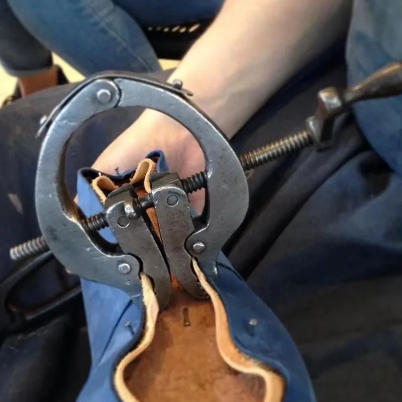 Adjustable Leather Craft Shoemaker Cobbler Shoes Upper Hold Fixed Shape Waist Clip Clamp Pliers Tool