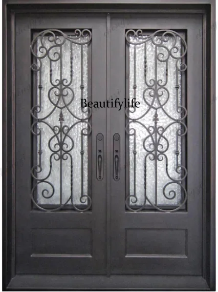 TTT  Customization Support Customization Simple Iron Door Design Iron Door Design Pictures Door Wrought Iron