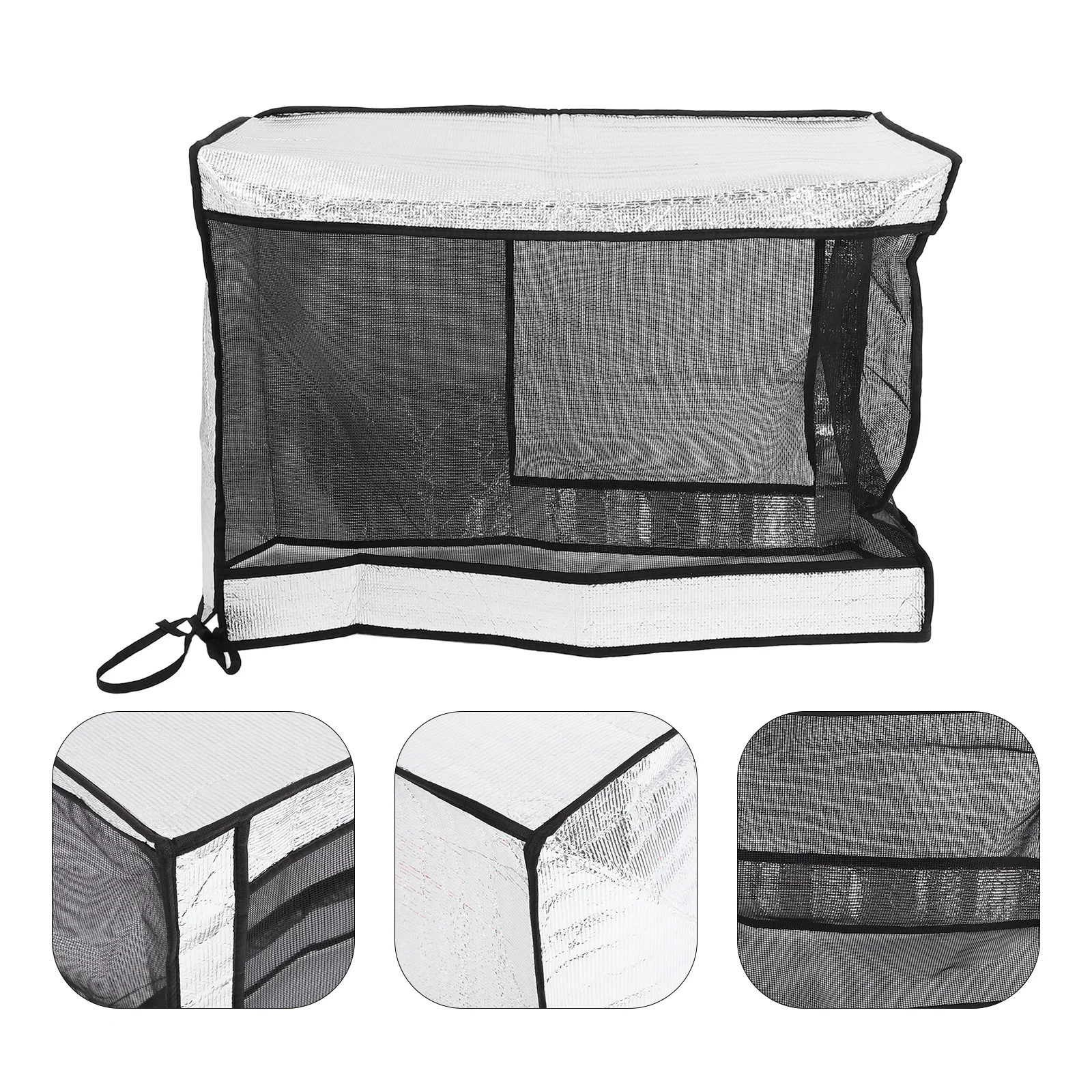 

Air Conditioner Outdoor Unit Cover Weatherproof Insulation Sealed Design Protects Against Rain Sun Debris Enhances Cooling