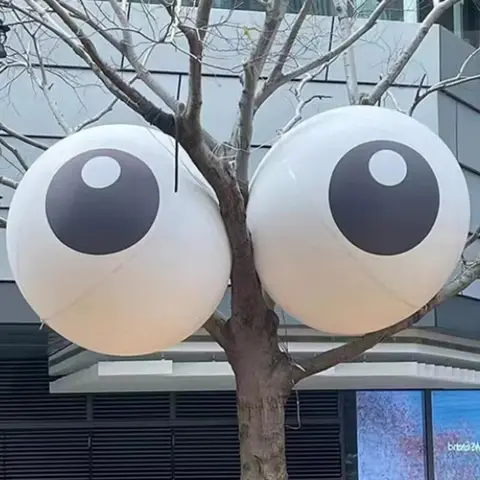 나무 장식/매달려 풍선 재미 할로윈 파티 장식 장난감 공에 대 한 PVC 풍선 사용자 지정 눈알
