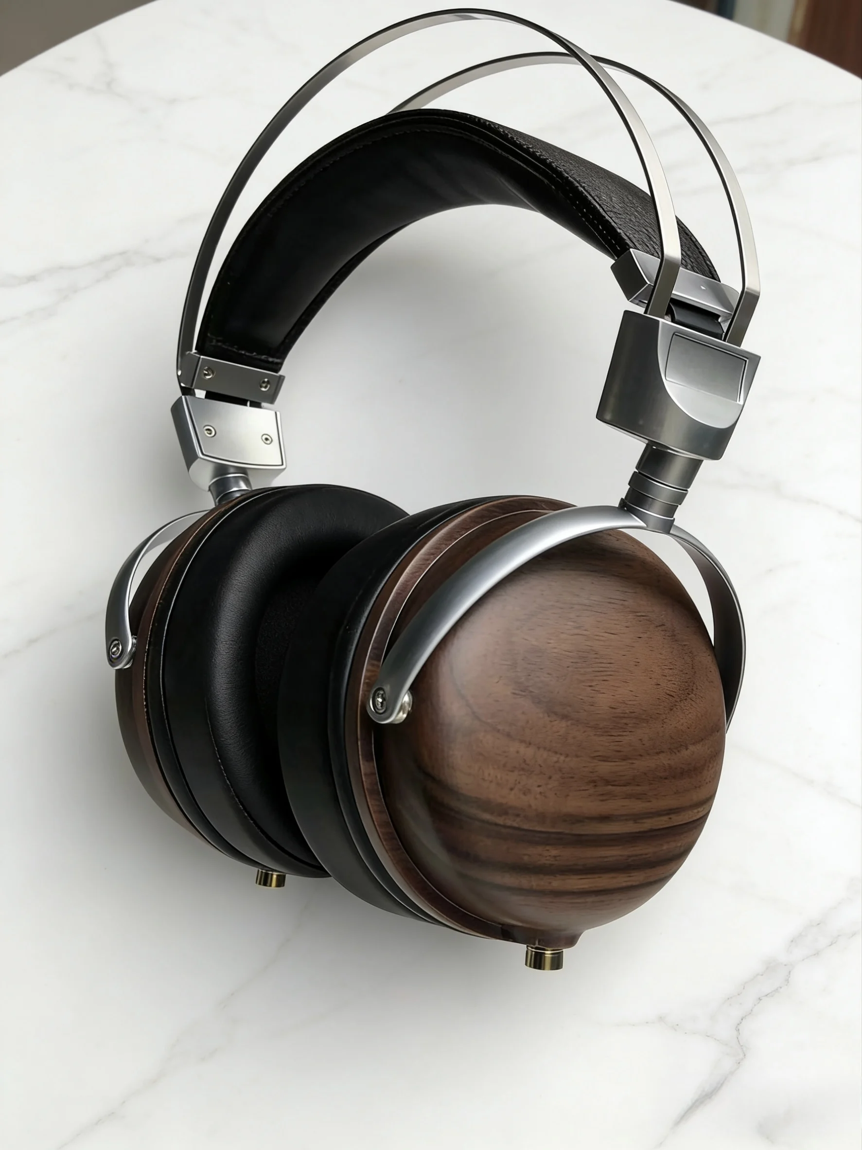 

Solid wood material, original design, closed-back wired over-ear headphones, impedance range 32-400 ohms, high-end quality