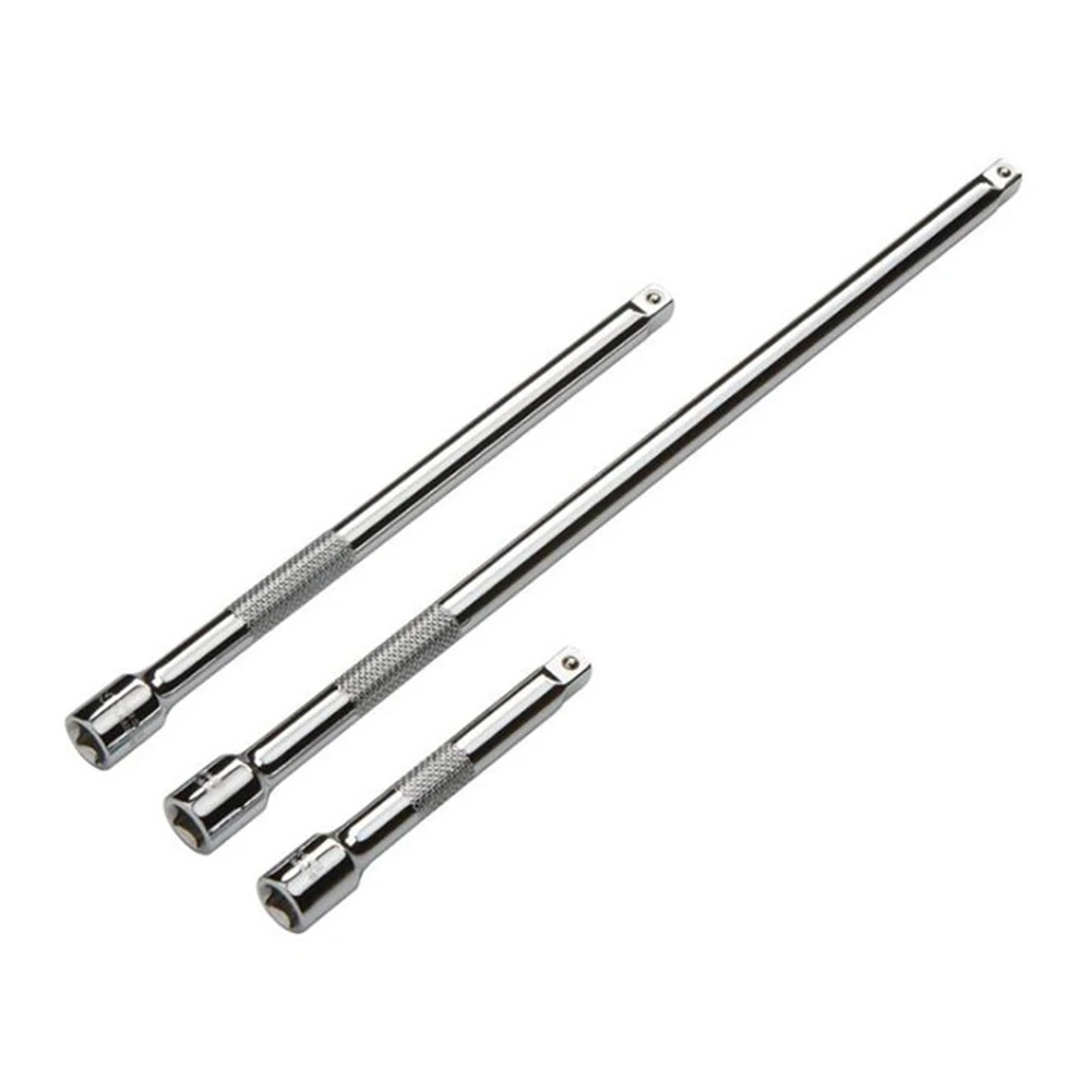 Drive Socket Extension Bar, Ratchet Wrench Extender, Rod Sleeve, Conexão, Ferramentas Manuais, 50mm, 100mm, 150mm, 1/4\