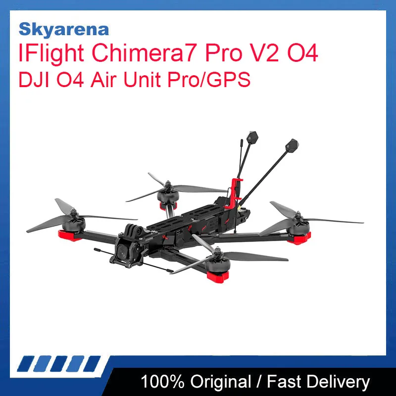 IFlight Chimera7 Pro V2 O4 6S HD Long Range Quad - F722 55A XING2 2809 1250KV O4  Air Unit Pro