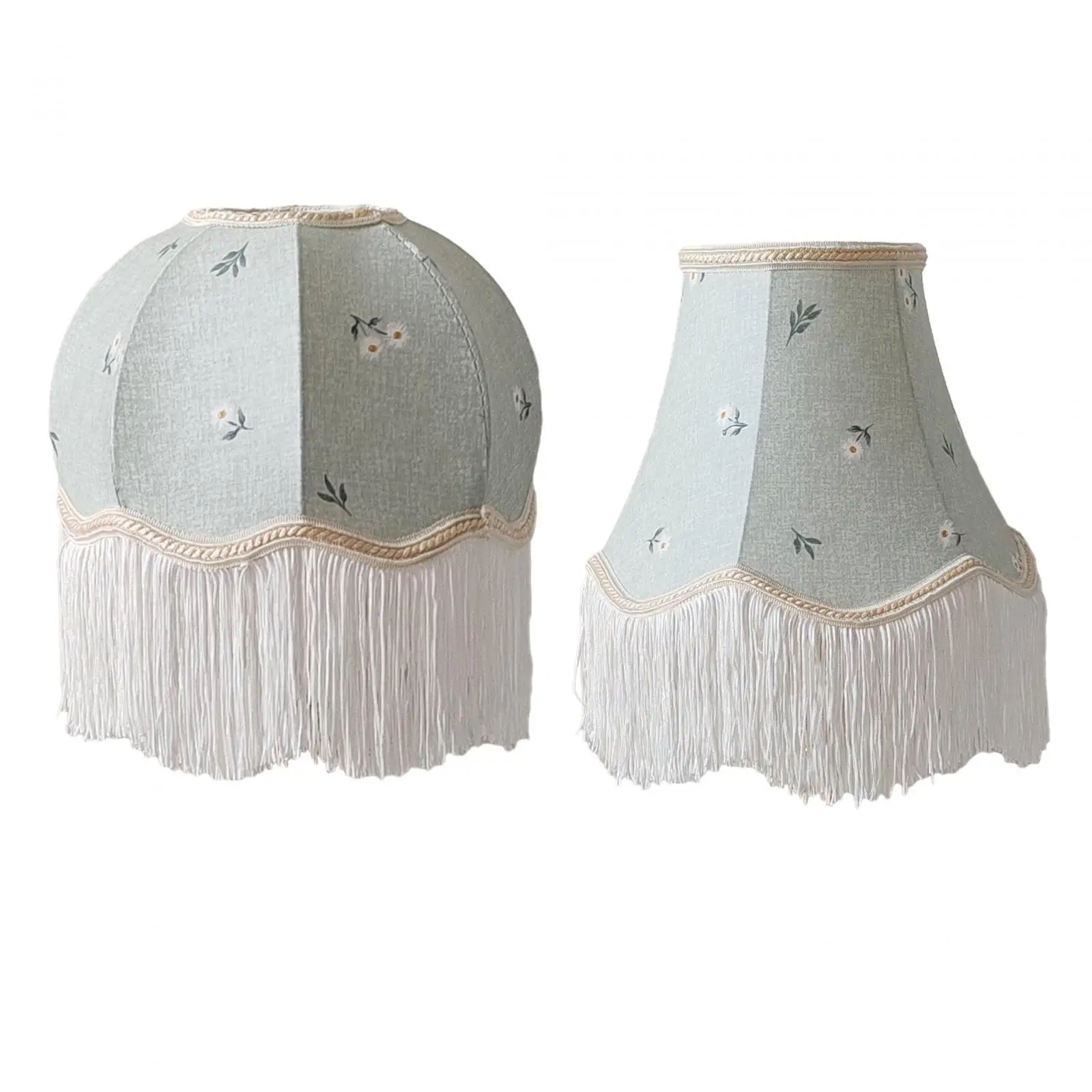 Table Lamp Shade Tassel Floor Light Cover for Farmhouse Study Room Party