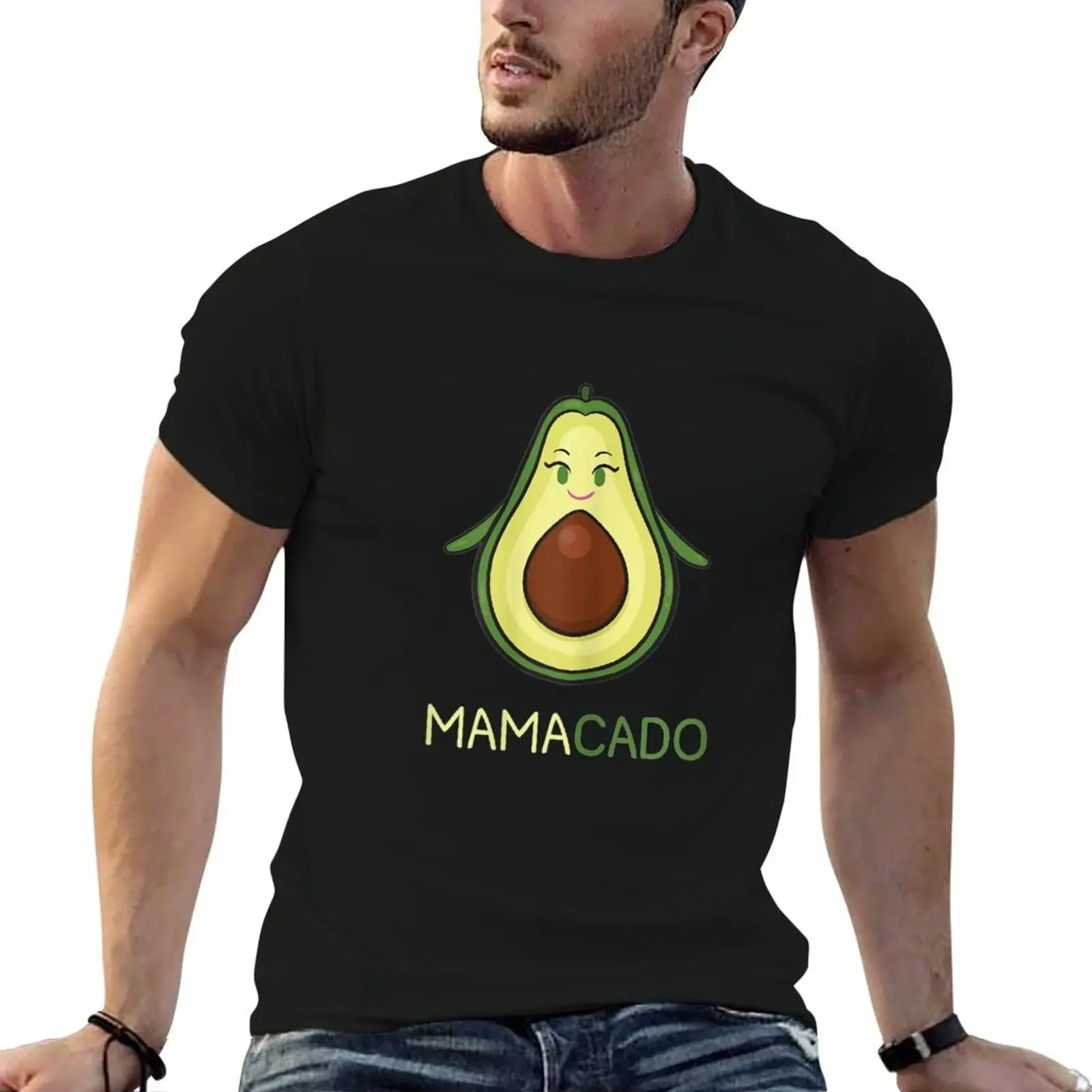 Mamacado Mothers Day Cute Avocado Lover For Mom T-Shirt blacks anime stuff boys animal print mens t shirt