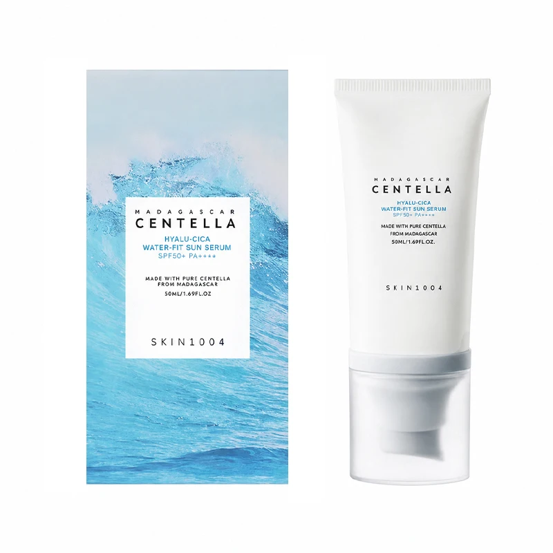 50+ Gesichts-Sonnenschutz Centella Protector Solar Sunblock Hautaufhellungscreme Koreanische feuchtigkeitsspendende Schutzpflege Körper-Sonnenschutz