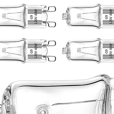 

1 шт. Горячая новинка: галогенная лампа G9 40 Вт для духовок, устойчивая к высоким температурам, для холодильников, духовок, вентиляторов