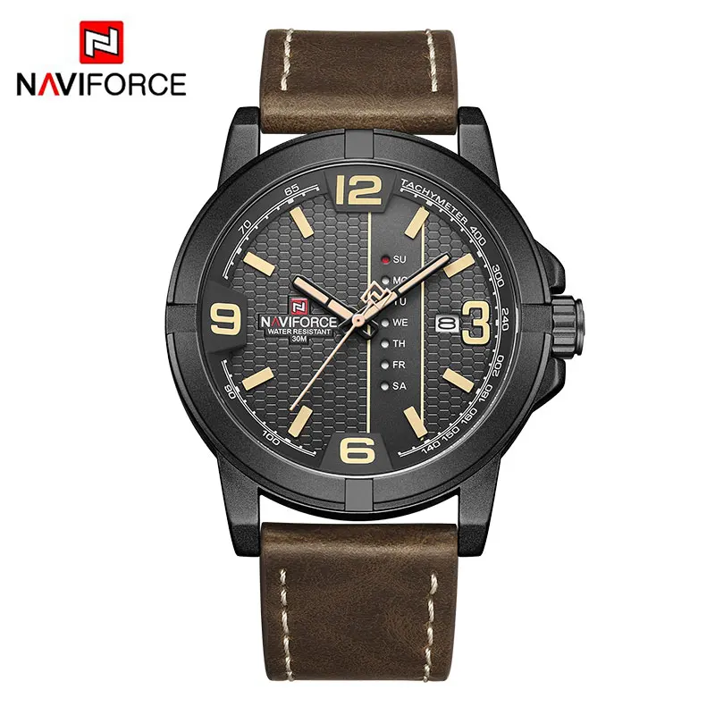 Luxury Brand NAVIFORCE Mens Watches Casual Sport Quartz Wristwatch Men Military Waterproof Date Display Clock Relogio Masculino