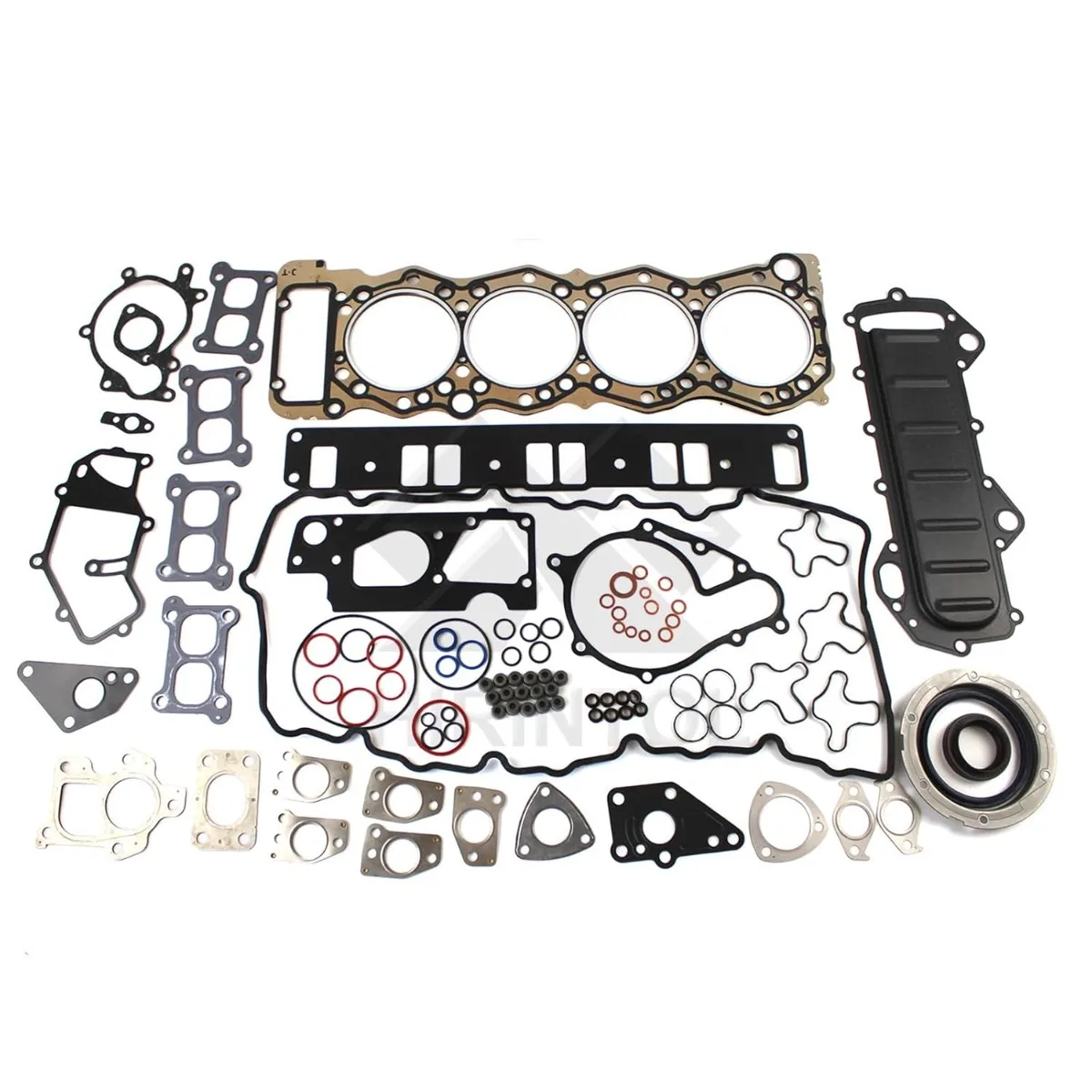 Juego completo de juntas de motor 4M50 4M50T 4.9L, kit de juntas de reacondicionamiento, compatible con Mitsubishi Fuso FE145 FE120 FE640 Canter TR120 Kato H820