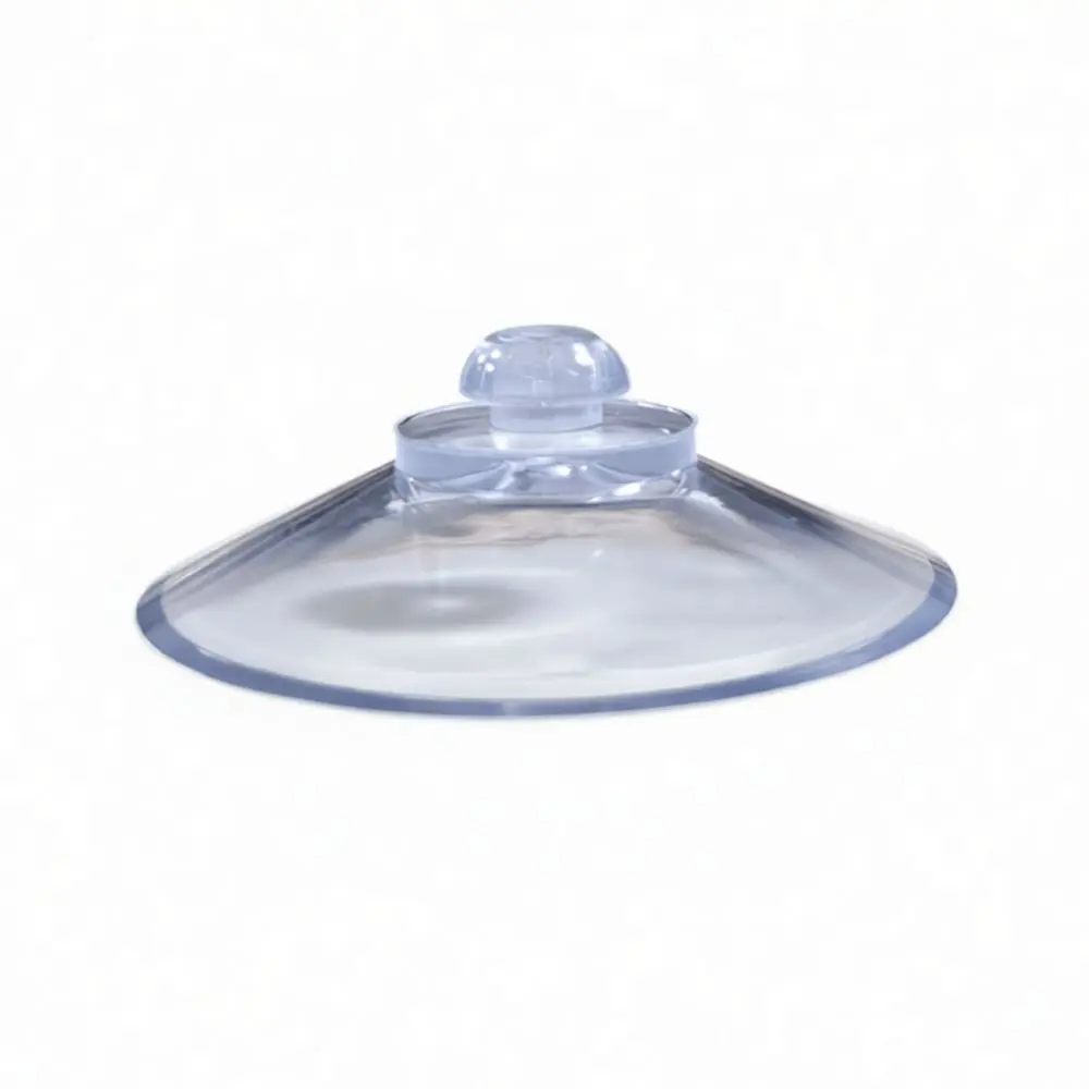 Versatile PVC Suction Cup Mushroom Head For Smooth Surface Fixing Advertisement Signage Holder Adhesive Free Sucker