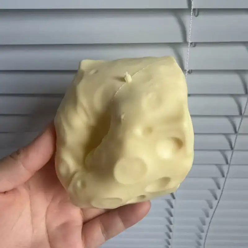 Genuine Vaseline Filled Giant Cheese Squishy Toy 1/3Pcs Soft Squeeze Stress Relief Ball Cute Cheese Shape Slow Rebound Fidget image 4