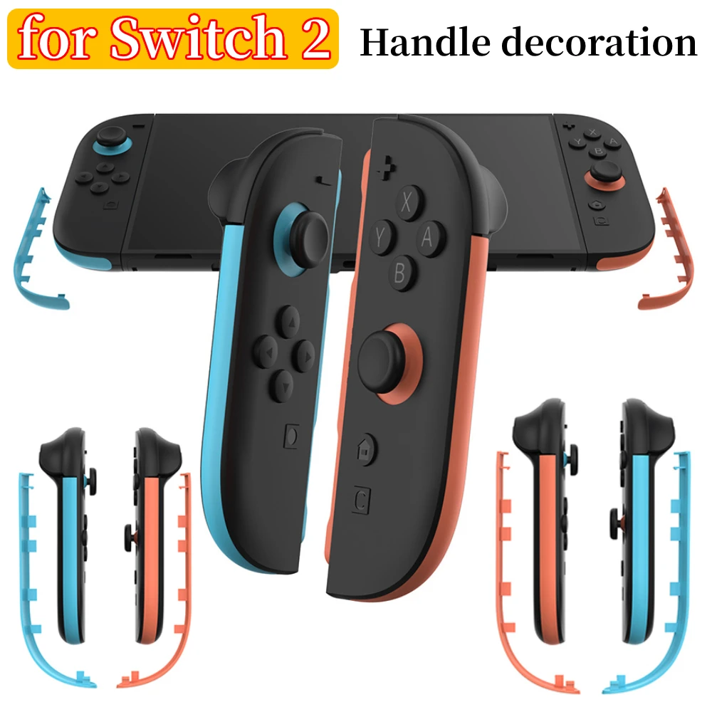 Per Switch 2 Joy-Con Controller sinistro e destro Strisce decorative Sostituzione Strisce decorative facili per Nintendo per Switch 2