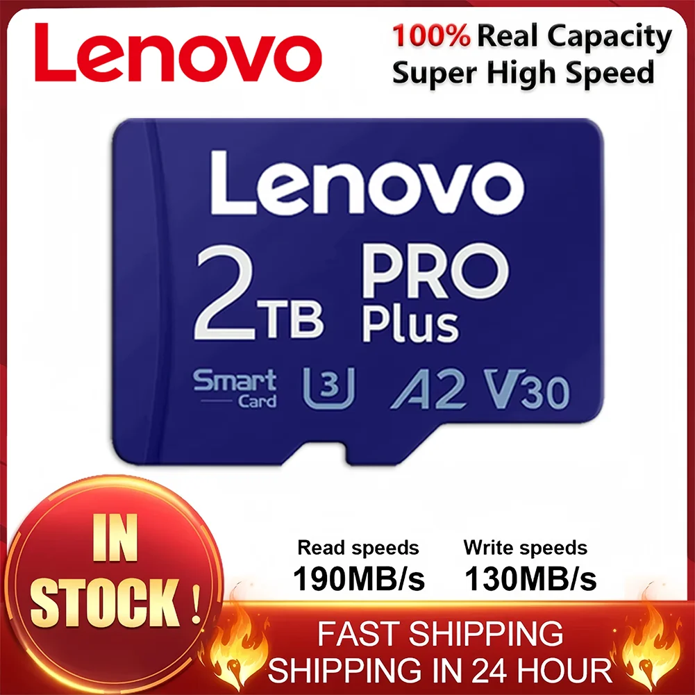 

Lenovo 1 ТБ Micro TF SD-карта 128 ГБ Class 10 V30 Карта памяти UHS-I SD-карта Высокоскоростная TF-карта 512 ГБ 2 ТБ для игр Nintendo Switch