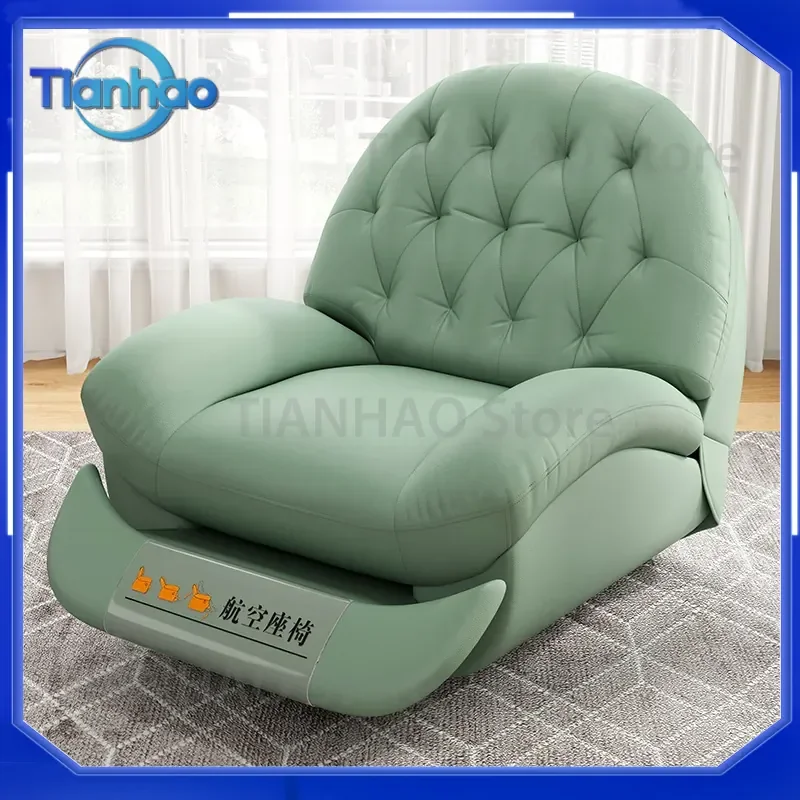 Electric Massage Reclining Lazy Sofa for Space First-Class Sofa Cabin Single Living Room Multi-Functional Sleeping Sofa