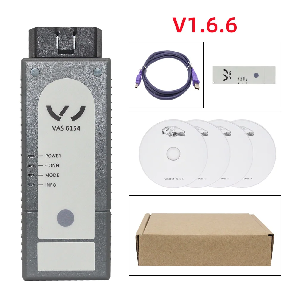 6154A Wifi Full Chip For VAG FW 1.6.6 Car Diagnostic Scanner For V Group OBD2 Code Reader Diagnostic Programming Tool