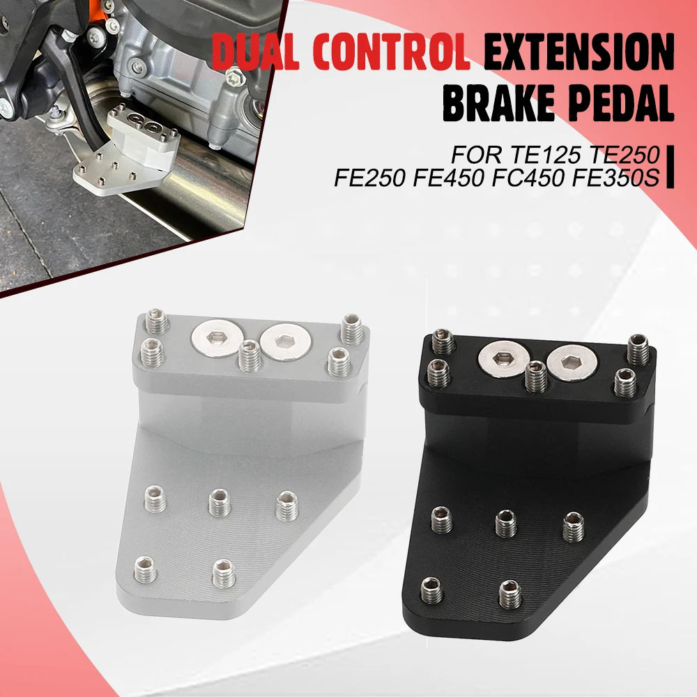 For HUSQVARNA TE125 TE250 FE250 FE450 FC450 FE350S 2014-2016 TE 125 250 Motorcycle DualControl Brake Lever Enlarger And Riser