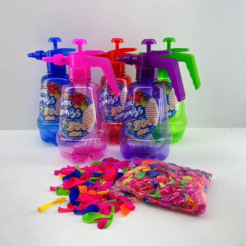 

Balloon Kettle Toy Children's Water Balloon Pressure Spray Kettle Summer Outdoor Water Ball Water Fight Parent-Child Game