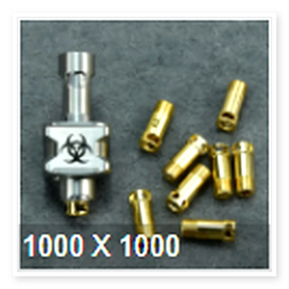 Protocol Atom B-HZRD Biohazard Edition RBA Bridge for Boro/Billet/BB Mod - Air Pin Compatible with Wick'd Bridg'd V2