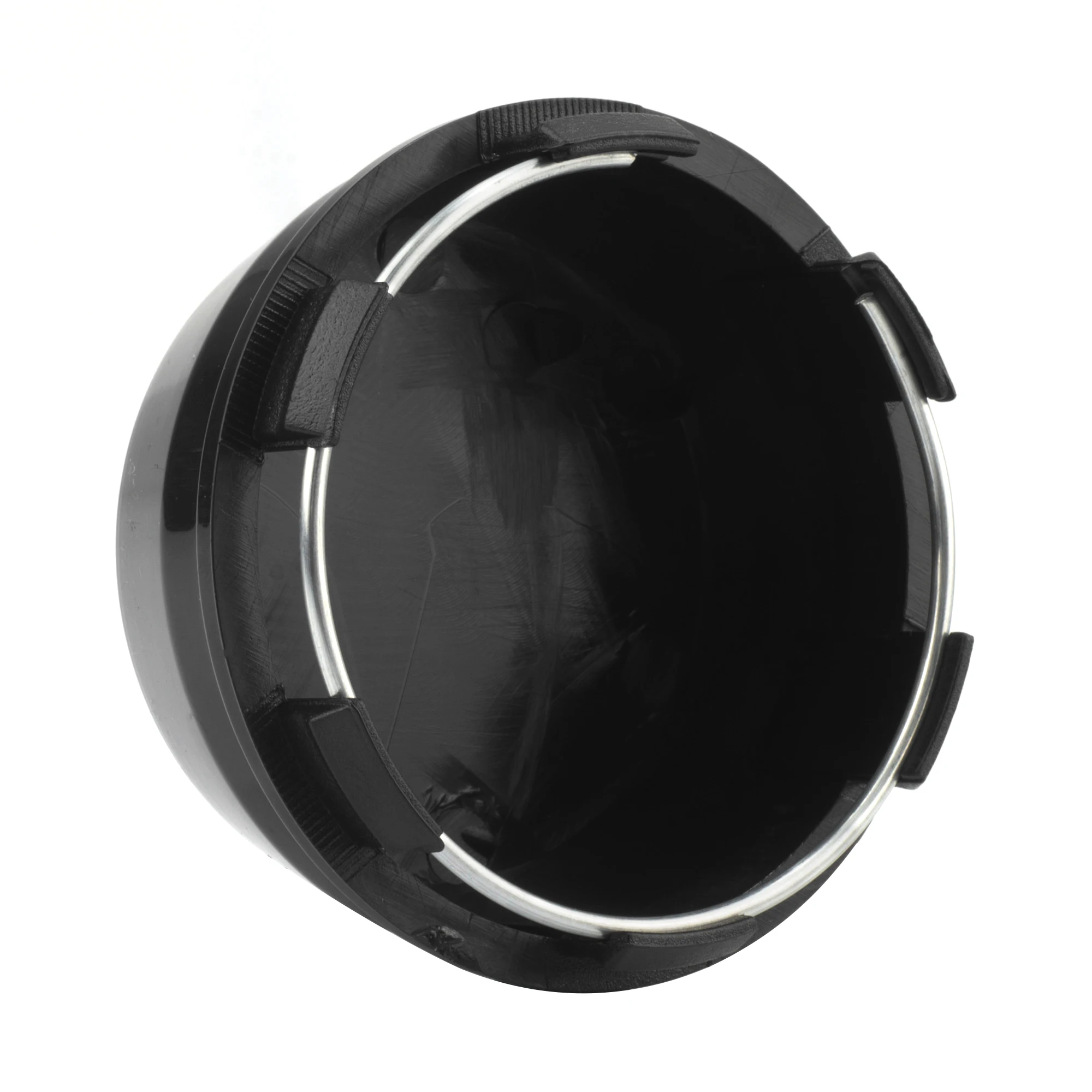 1Pcs 66mm  Wheel Hub Cap Car Accessories For Universal Rims Dust-proof Hubcap Styling Modification Black  Chrome