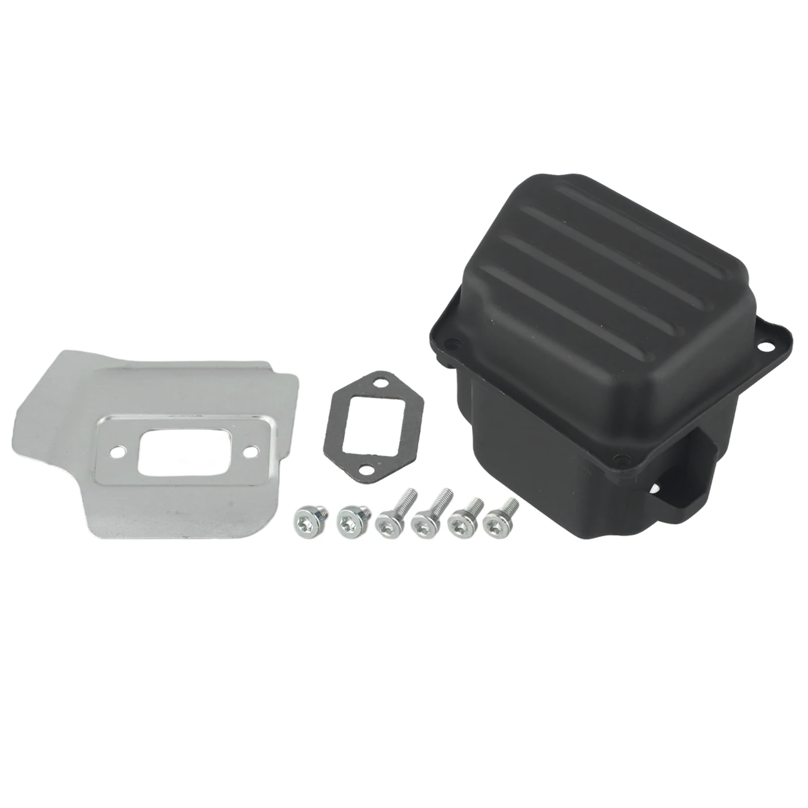 Chainsaw Repair Chainsaw Muffler Replacement Cooling Plate Screws High-Quality Replacement Part Noise Emission Reduction