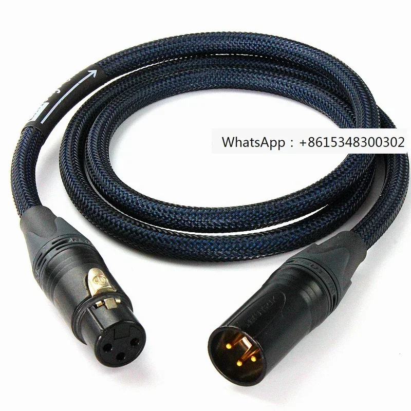 Canare DA206 110 Ohm AES/EBU Digital Cable With Neutrik XLR Male Female Plug