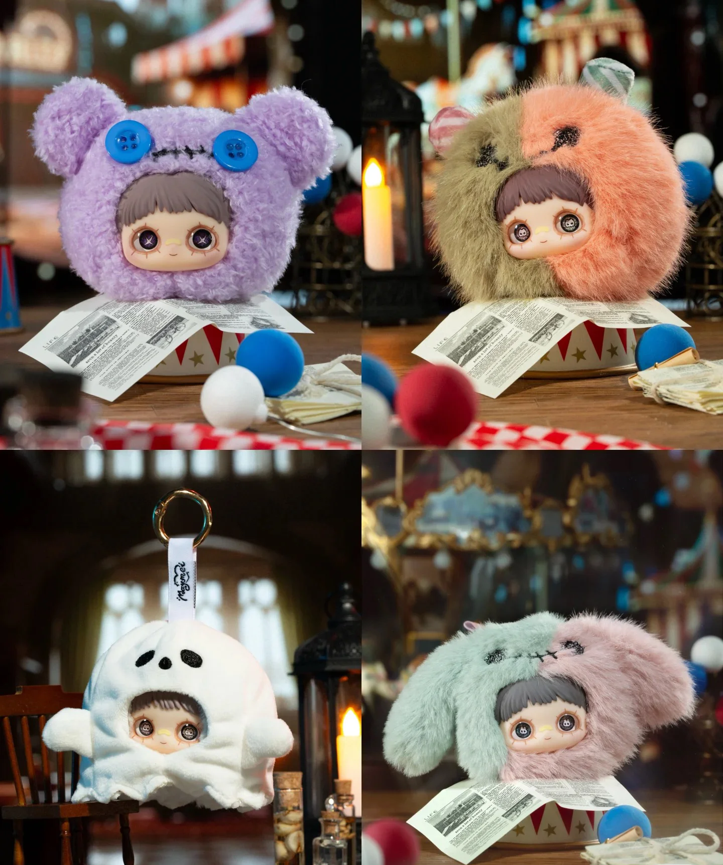 

Оригинальная новинка Maymei Crazy Circus Kawaii, аниме-персонаж, плюшевая кукла, кукла, сумка для девочек, кулон, слепая коробка, игрушка в подарок