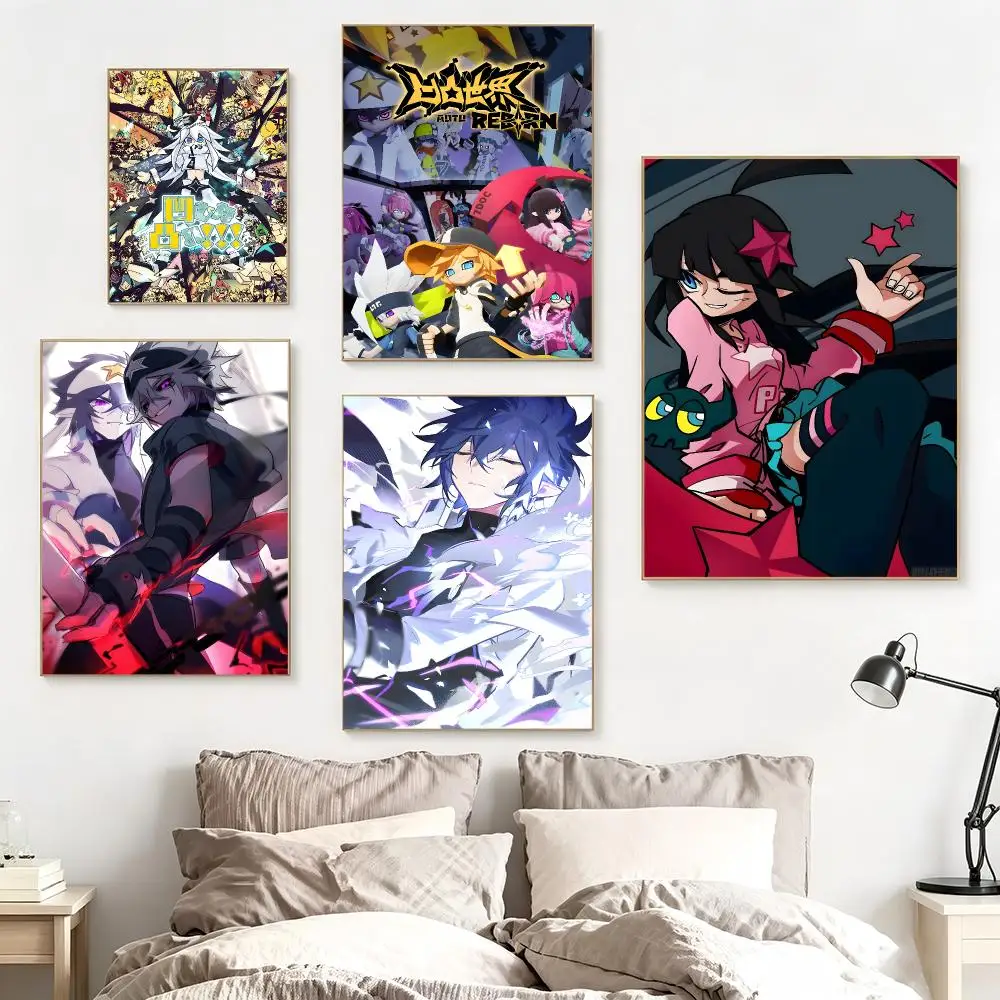 Chinese Animation A-Aotu WorldAotu World Poster impermeable para el hogar sala de estar dormitorio bar decoracion estetica