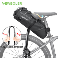 NEWBOLER Aluminum Alloy Bicycle Luggage Carrier Bicycle Saddle Bag Gravel Bike Rack Shelf Bikepacking Bicycle Accessories