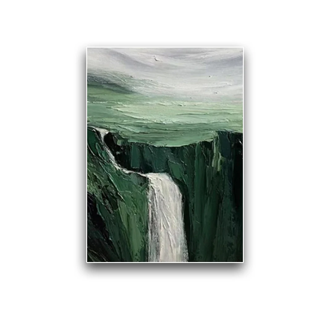 

Pure Handmade Canvas Poster Hand-Painted Flower Oil Paintings Decor Living Room Modern Abstract Picture For Home Wall Artwork