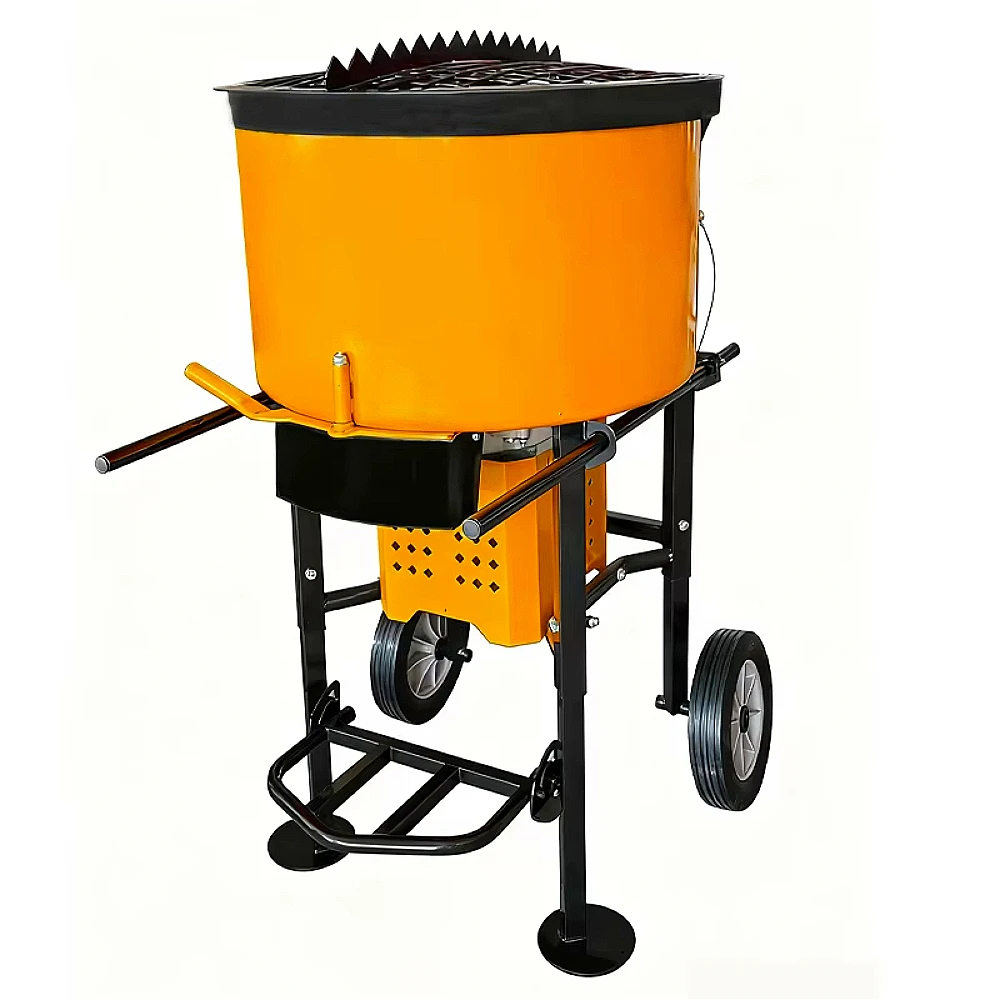 High Quality Electric 120L 160 Liter Flat Mouth Cement Mortar Concrete Mixer Forced Action Mixer Machine