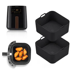 17cm Silicone Air Fryer Mould for Philips HD9252 HD9200 HD9255 Air Fryer Accessories 4-5L Airfryer Compatibility