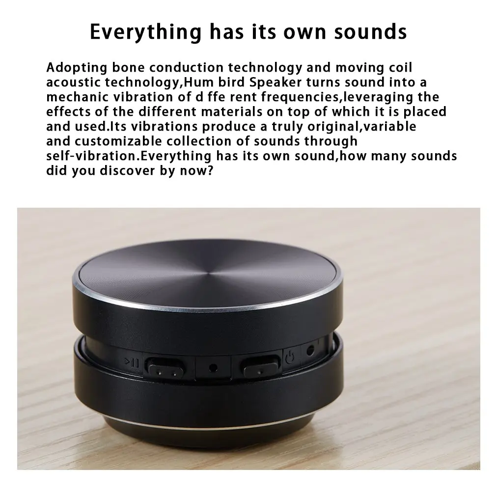 Portable Wireless Speaker Sound Box Bone Conduction TWS Stereo Dual Sound Box Stereo Wireless Sound DuraMobi Box Creative