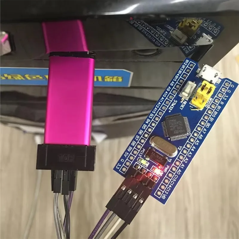 1 قطعة ST LINK Stlink ST-Link V2 Mini STM8 STM32 محاكي تنزيل مبرمج البرمجة مع غطاء A41/لاردوينو