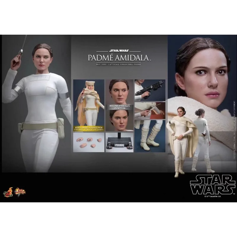 

[Genuine stock] HOTTOYS HT 1/6 MMS678 Padmé action figure 20th anniversary edition Star Wars collectible figure hot-selling gift