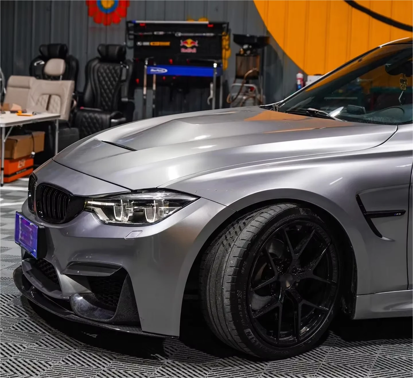 Factory Direct Sale for 3series F30 F35 2013-2019 Change to F80 M3 Side Skirt Bumpers Grille Widen Fenders