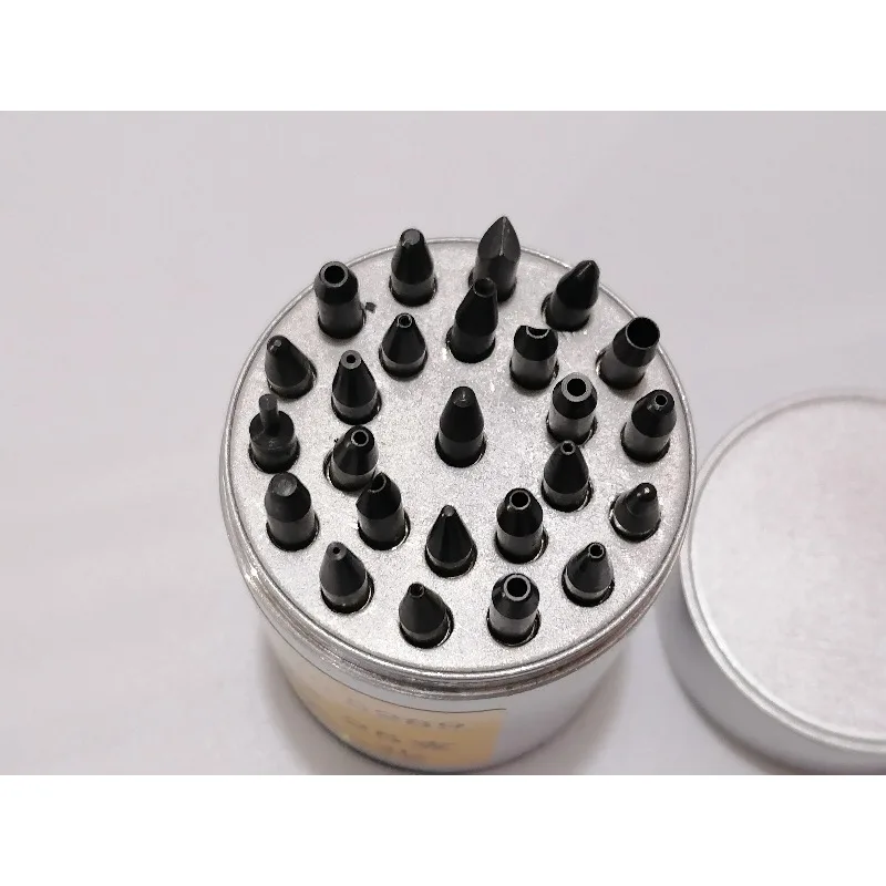 Инструменты для ремонта часов, перфоратор, полный набор стальных перфораторов, 25 перфораторов, автоматический руль, амортизатор с каменным ушком и многофункциональный