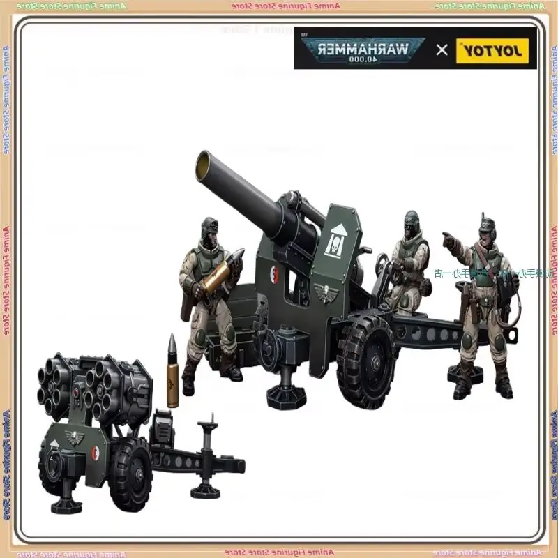 JOYTOY fuente oscura warhammer 40K estrella ejército macro sonido campo arma martillo pesado lanzador de cohetes cohete ejército conjunto escultura figuras