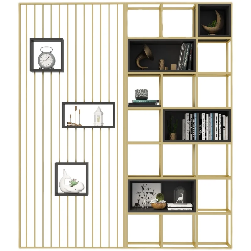 

Factory Direct Sale Screen Art Display Rack Showcase Flower Rack Display Shelf Room Divider Office Partition Wall Room