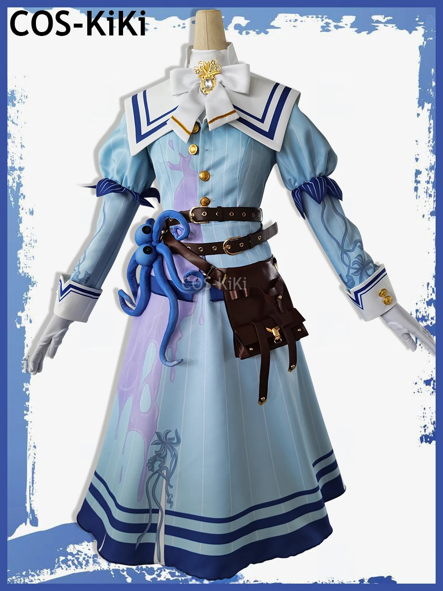 COS-KiKi Identity V Emily Dyer Doctor Fashion Preserved Flower Game Suit Lovely Uniform Cosplay Costume Halloween Party Outfit