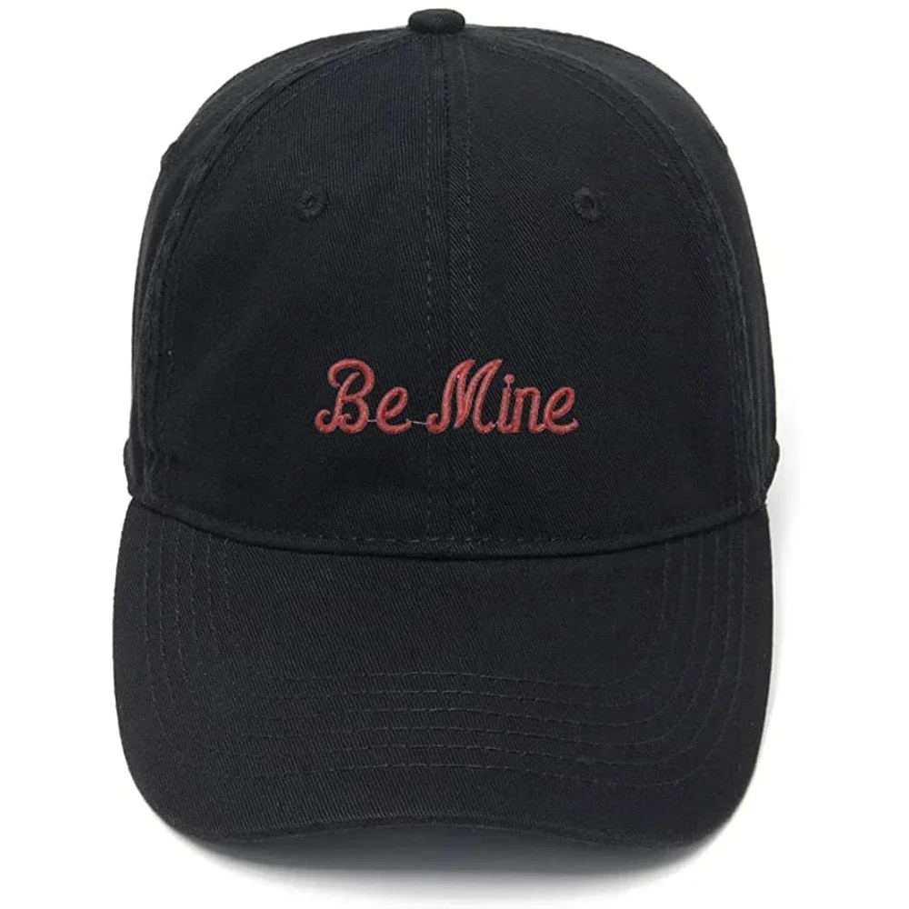 

Lyprerazy Men's Baseball Cap Be Mine Embroidery Hat Cotton Embroidered Casual Baseball Caps
