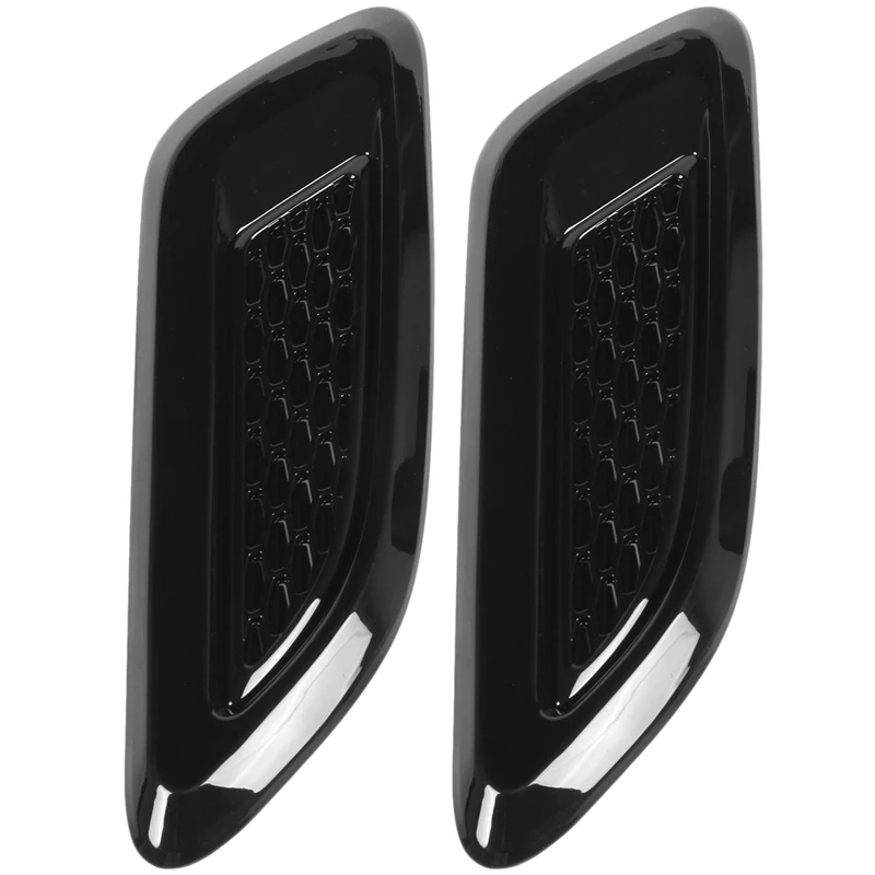 1 Pair Exterior Hood Air Vent Outlet Wing Trim For Land Rover Range Rover Evoque 2012 2013 2014 2015 2016 2017 2018 Car Styling